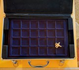 Cutie monede/ valiza aluminiu