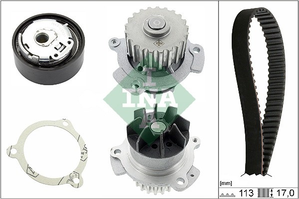 INA 530 0663 30 Set pompa apa + curea dintata