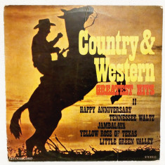 DD- – Country & Western Greatest Hits I, Vinil LP Electrecord 1984,