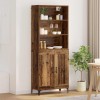 VidaXL Bufet Pe perete 2 pcs Lemn vechi Lemn compozit 3403589