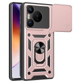 Husa Huawei Pura 70 protectie camera Techsuit CamShield Series, roz