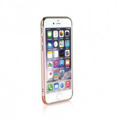 Husa telefon Apple iPhone 6/6S ofera protectie 3in1 Ultrasubtire - Rose-Gold + folie de sticla gratis