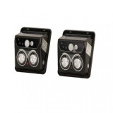 Proiector Solar Cu Senzor de Miscare pentru Perete cu Lumini Reglabile ,Set 2 bucati