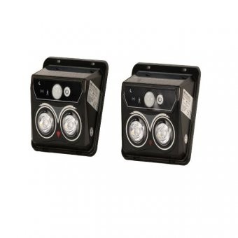 Proiector Solar Cu Senzor de Miscare pentru Perete cu Lumini Reglabile ,Set 2 bucati