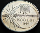 Moneda 500 LEI - ROMANIA, anul 1999 ECLIPSA * cod 5008