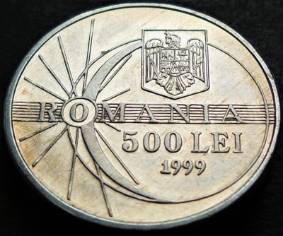 Moneda 500 LEI - ROMANIA, anul 1999 ECLIPSA * cod 5008 foto
