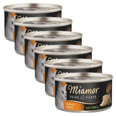 Miamor Feine Filets Naturell pui &amp;amp;amp; dovleac 6 x 80 g foto