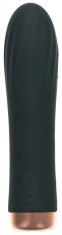 Vibrator Glory 10 Moduri Vibratii Puternice Silicon USB Albastru Inchis 13.5 cm Guilty Toys foto