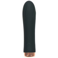 Vibrator Glory 10 Moduri Vibratii Puternice Silicon USB Albastru Inchis 13.5 cm Guilty Toys