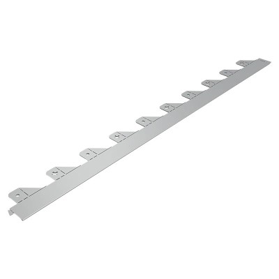 Bordura separator gazon, inaltime 48 mm, lungime 1022.5 mm, otel galvanizat, argintiu foto
