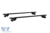 Bare transversale aerodinamice negre Hakr AERO serie Wing potrivite pentru masini cu bare longitudinale &icirc;ncorporate 1270x74x29mm Performance AutoTunin
