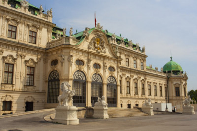 Fototapet de perete autoadeziv si lavabil City42 Palat Belvedere Viena, 200 x 150 cm foto