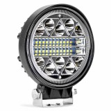 Proiector auto LED AMIO 12-24V, cu 26 LED 3030, rotund 110mm, 1 buc.