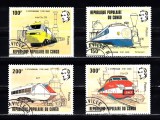 A12 S2 7 - Timbre foarte vechi - Congo - trenuri
