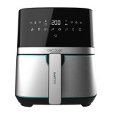 Cumpara ieftin Friteuza cu aer cald, fara ulei Cecotec Full Inox 5500 Pro, 1700W, 5.5L, Control tactil, 8 Programe Presetate