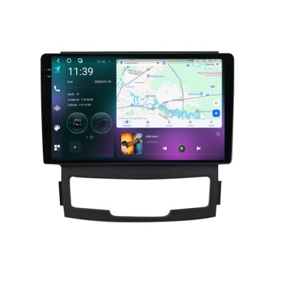 Navigatie dedicata cu Android Ssangyong Korando 2010 - 2013, 12GB RAM, Radio foto