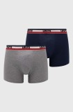 Levi&#039;s boxeri 2-pack bărbați, culoarea bleumarin 37149.0815-002