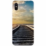 Husa silicon pentru Xiaomi Mi 8 Pro, Railroad Horizon