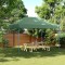 vidaXL Cort de petrecere pliabil Pop-Up, verde, 410x279x315 cm 4005008