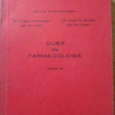 CURS DE FARMACOLOGIE, PARTEA 1-SAVA DUMITRESCU, VIRGINIA BOBULESCU, OSTIN C. MUNGIU