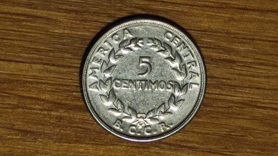 Costa Rica -moneda de colectie ff mica- 5 centimos 1958 1959 - ff greu de gasit! foto