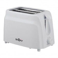 Prajitor de paine Sapir, 750 W, 2 felii, termostat, Alb foto