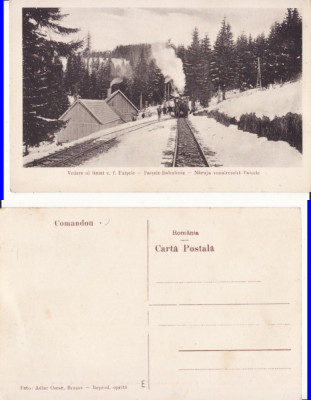 Comandau (Komando) - Covasna -tren forestier Paisele -Naruja- rara foto