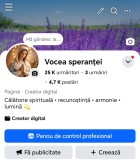 Pagină de facebook 25 k urmăritori
