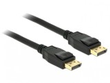 Cablu Displayport 4K60Hz T-T 5m Negru, Delock 83808