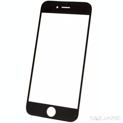 Geam Sticla iPhone 6, Black, AM foto