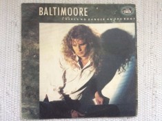 baltimoore there&#039;s no danger on the roof 1988 disc vinyl lp muzica pop rock VG+