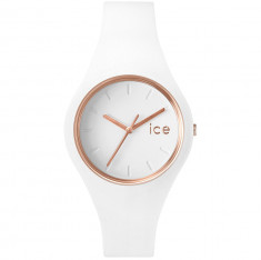 Ceas Unisex ICE Glam white, rose-gold, medium foto