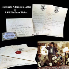 HARRY POTTER - Scrisoare De Acceptare La Scoala Hogwarts De Vrajitorie foto