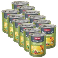 Animonda GranCarno Superfoods - pui + spanac ?i zmeura 12 x 800 g foto