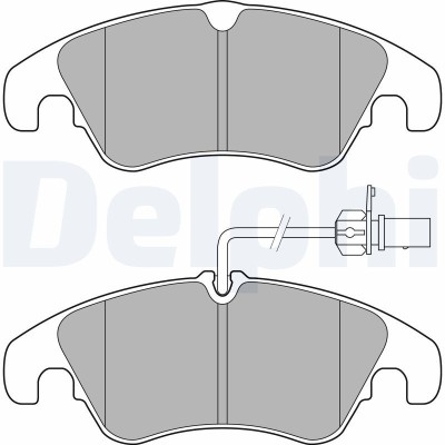 DELPHI LP3152 set placute frana,frana disc foto