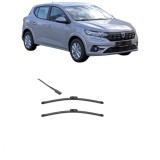 Cumpara ieftin Set stergatoare auto DACIA SANDERO III 2021-2022, pentru parbriz, Valeo Silencio