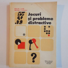 JOCURI SI PROBLEME DISTRACTIVE de CLAUDIU VODA , NICOLAE PREDESCU 1977