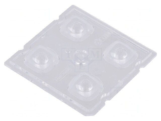 Lentilă LED pătrată transparentă 6.1mm