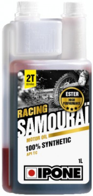 Ulei moto 2T Ipone Samourai Racing 100% Sintetic ESTER - API TC, 1L Cod Produs: MX_NEW 800089IP foto