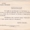 bnk div Invitatie Filiala AFR Bucuresti 1981