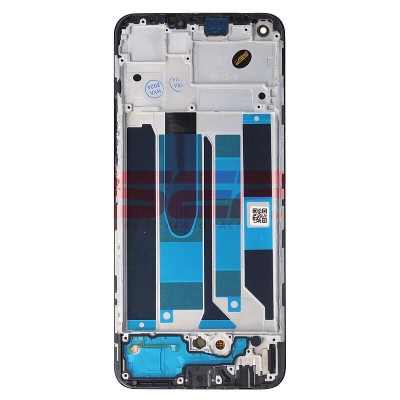 LCD+Touchscreen cu Rama Realme 8 4G BLACK OLED foto