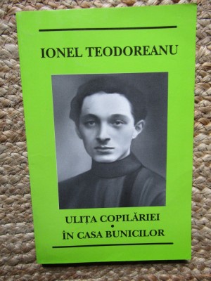 IONEL TEODOREANU - ULITA COPILARIEI IN CASA BUNICILOR foto