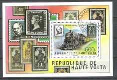 Haute Volta 1979 Rowland Hill, perf. sheet, used R.051