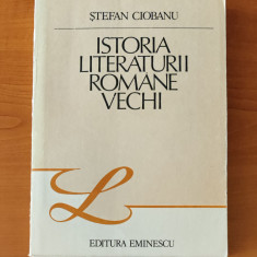 Ștefan Ciobanu - Istoria literaturii române vechi