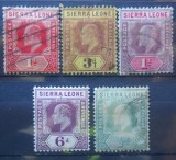 SIERRA LEONE EDWARD VII