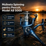 Mulineta Spinning pentru Pescuit, Model AB 5000