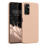 Husa Kwmobile pentru Xiaomi Redmi Note 11 Pro/Redmi Note 11 Pro 5G/Redmi Note 12 Pro, Crem, Silicon, KWM0000151A060C, Carcasa