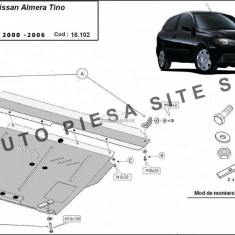 Scut metalic motor Nissan Almera Tino fabricat in perioada 2000 - 2006 APS-16,102