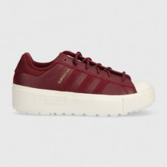 adidas Originals sneakers SUPERSTAR BONEGA X SHARED culoarea bordo