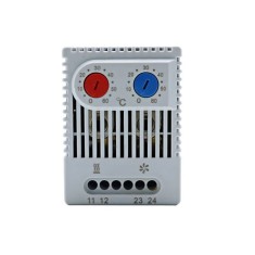 Termostat Industrial pentru Cabinete DIN Rail ZR011, NC NO, 0 &ndash; 60 Celsius
